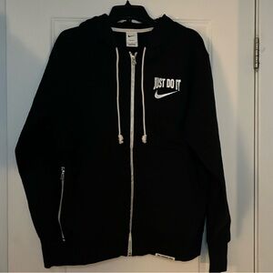 Nike Black Zip-Up Hoodie